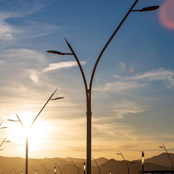 Éclairage public à LED de Nador