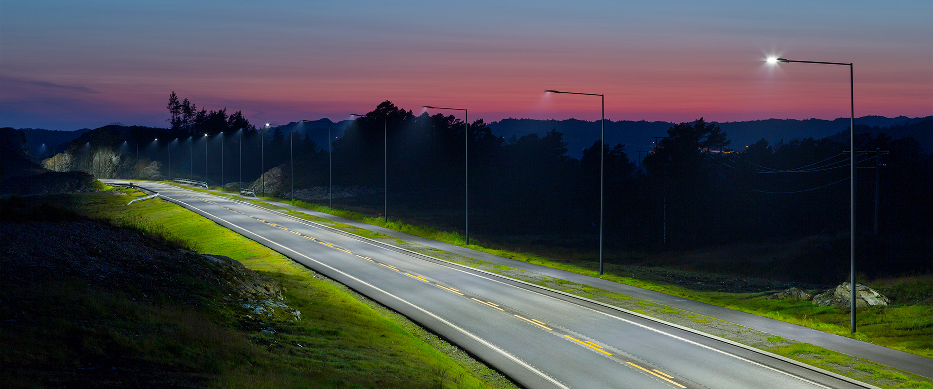 Éclairage des routes et autoroutes
