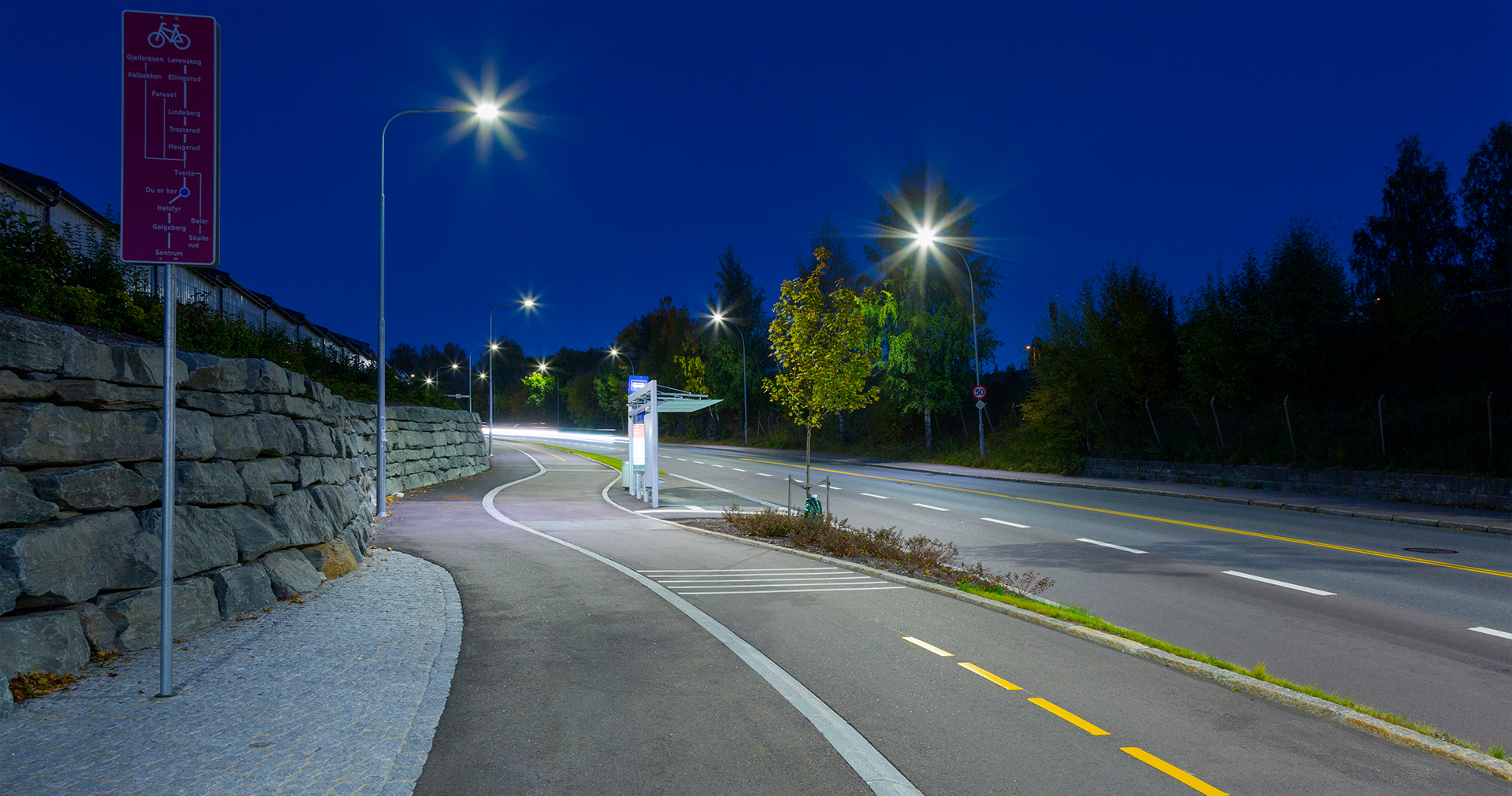 Lampadaires routiers