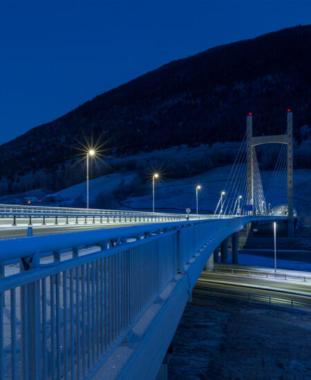 éclairage routier à LED