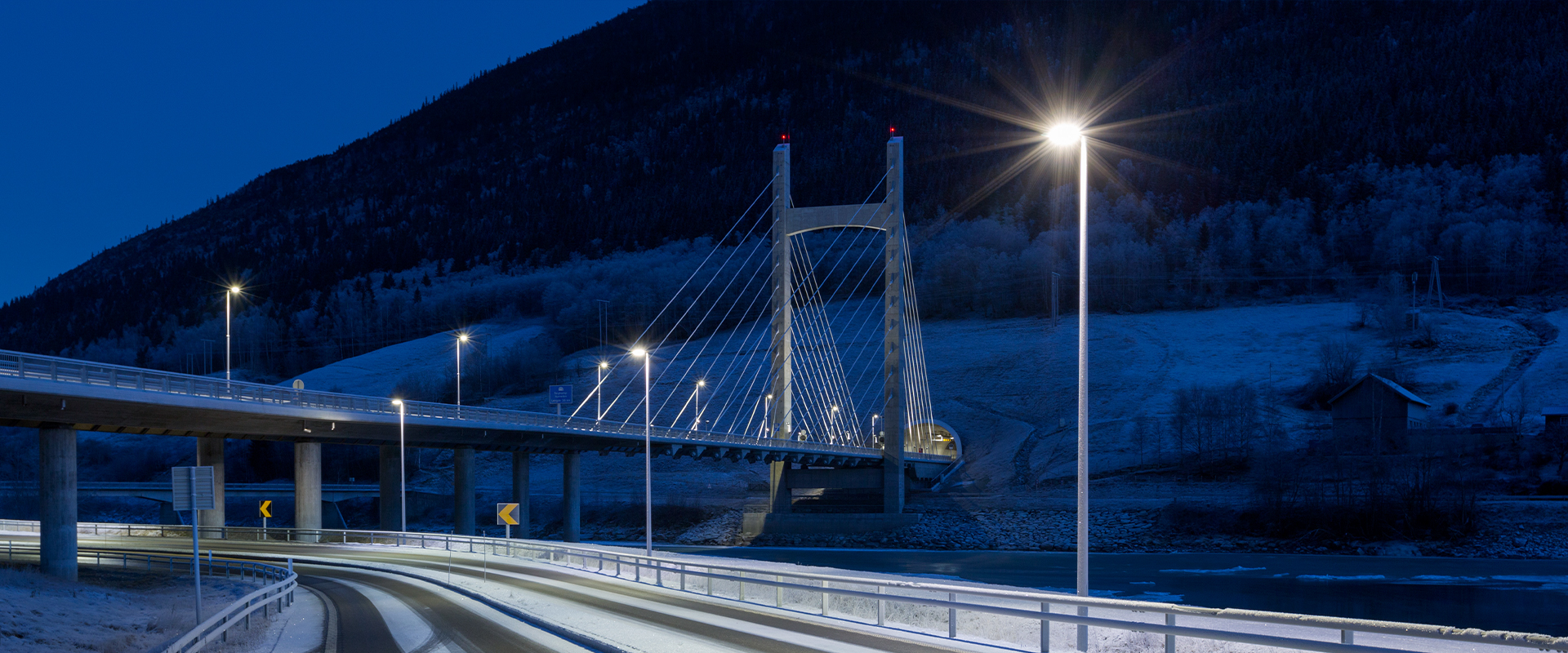 éclairage LED routier autoroute E6