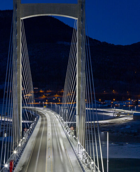 éclairage LED routier autoroute E6