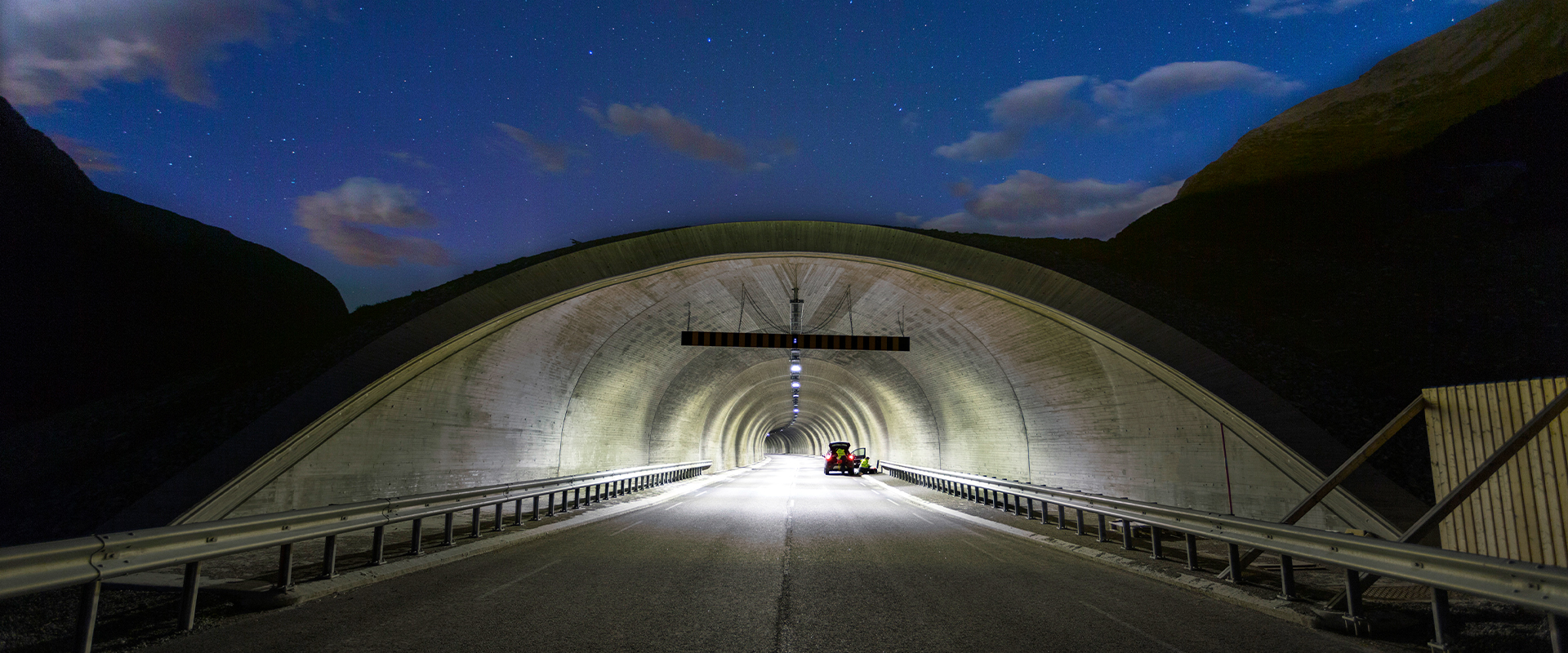 Projecteurs pour l'éclairage des tunnels et galeries à LED