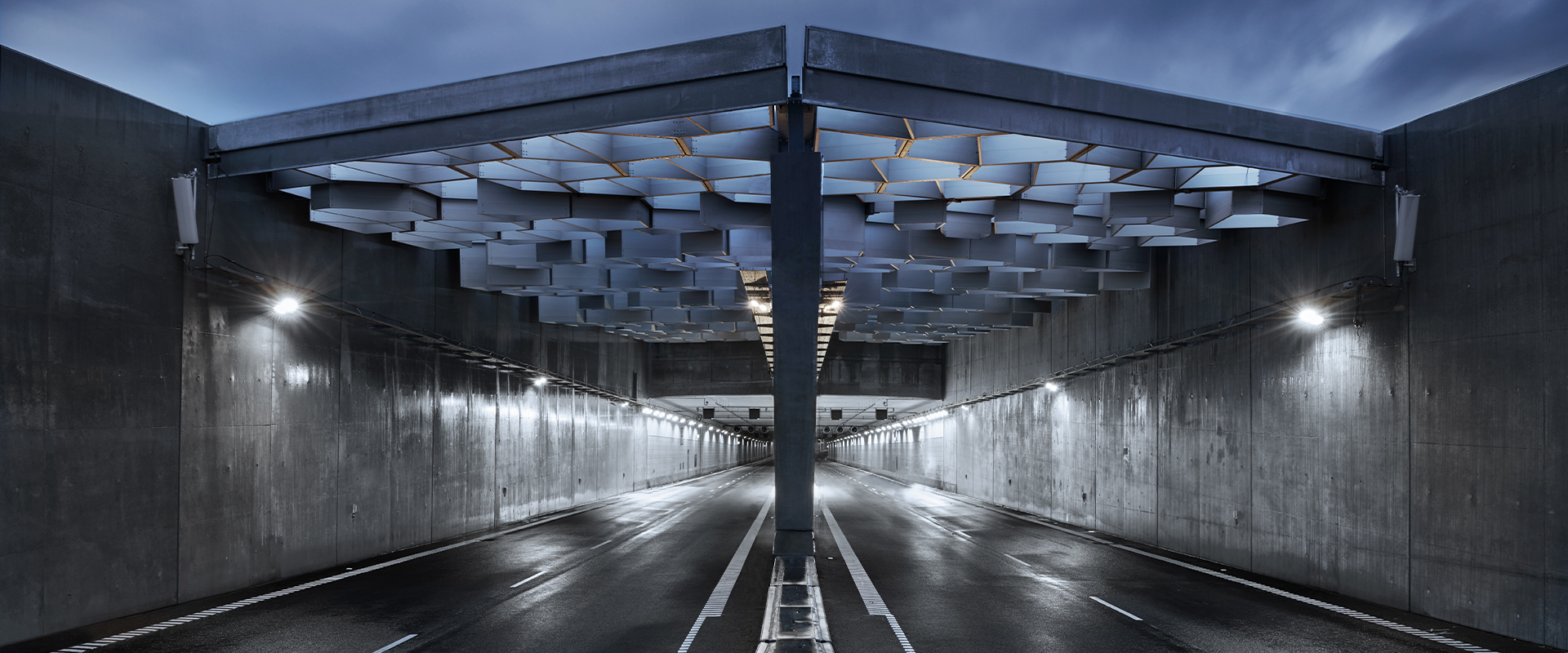 Projecteurs à LED pour l'éclairage des passages souterrains et des tunnels routiers - AEC Illuminazione