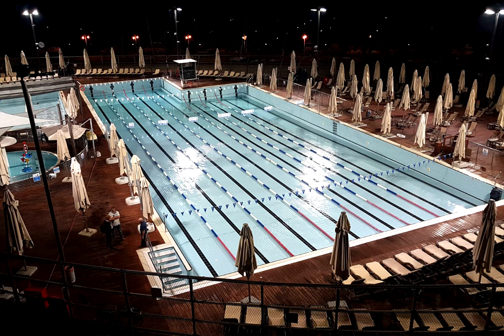 Éclairage LED piscine municipale Gordon