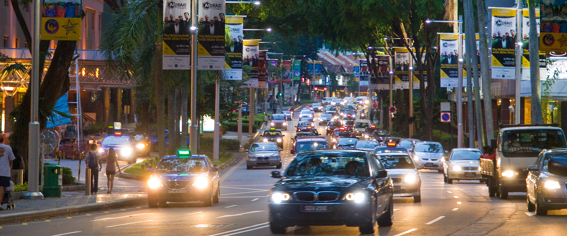 Solutions d’éclairage public à LED a Singapour - AEC Illuminazione